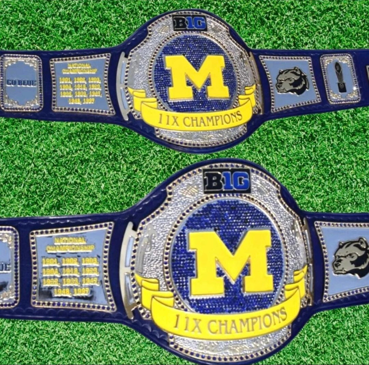 Michigan Championship Custom Design Customized Title Belt