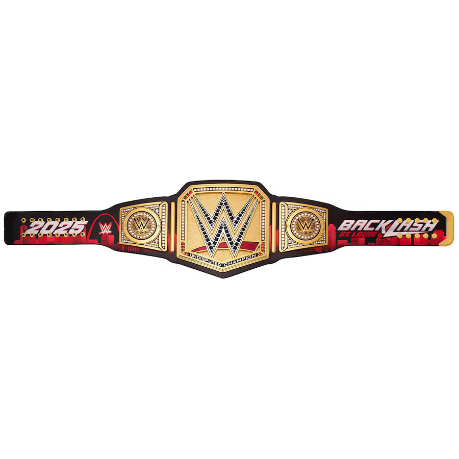 Backlash 2025 St. Louis Undisputed Championship Title Belt