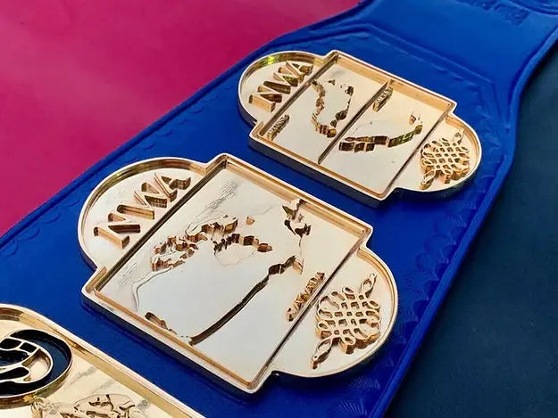 24K CNC Gold NWA Tag Team Heavyweight Championship Belt