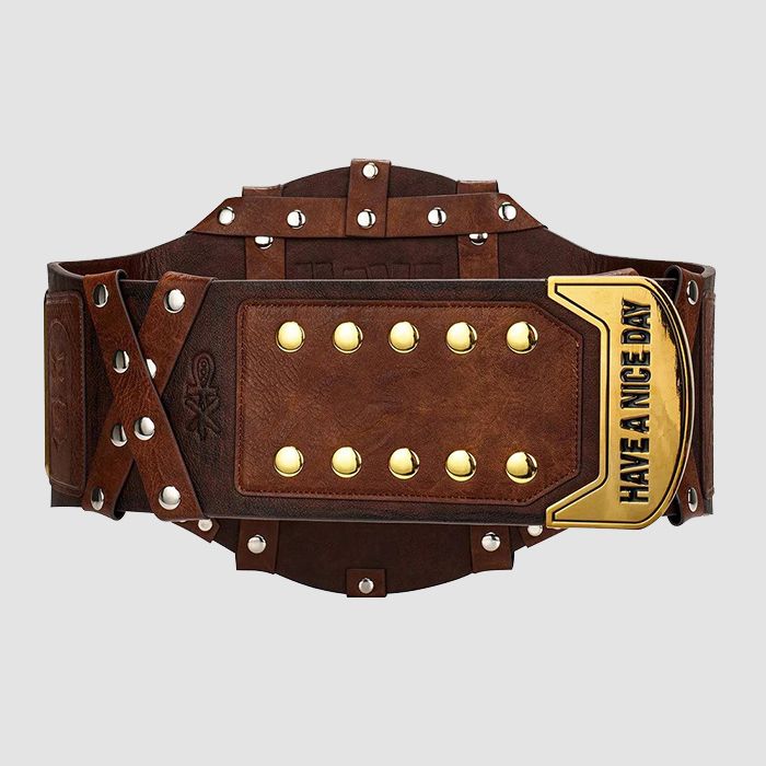 Mankind Signature Series Belt Championship Replica Title