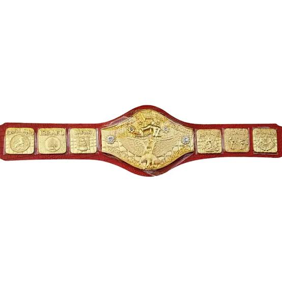 Bob Backlund Heavyweight Wrestling Title Belt Red