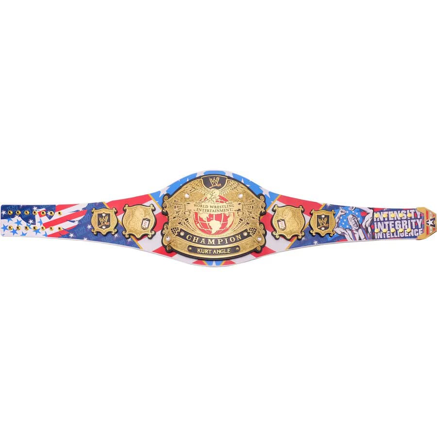New Kurt Angle Signature Series Replica Title Belt