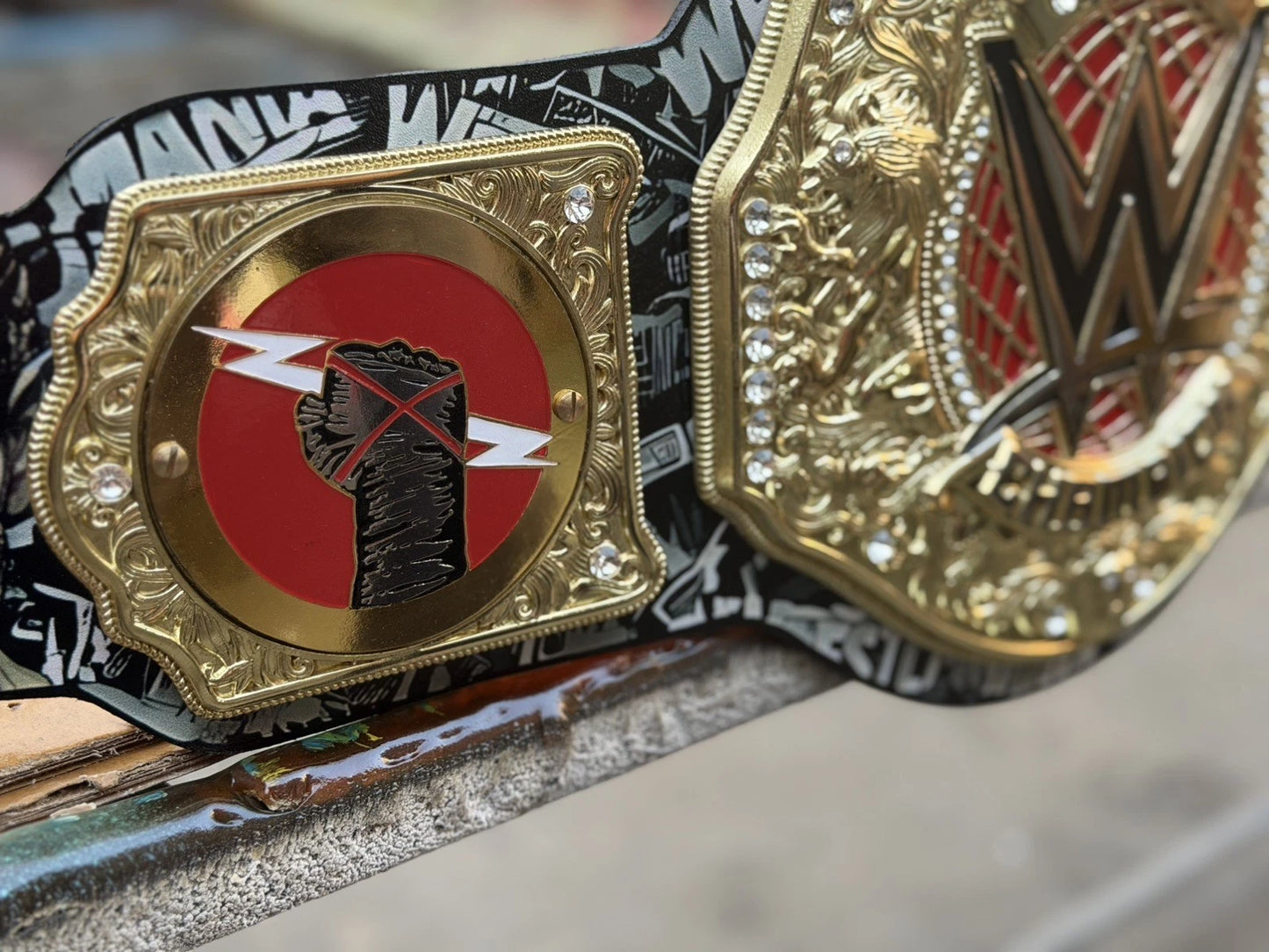 New Custom Heavyweight Championship Replica Belt Plates Adult