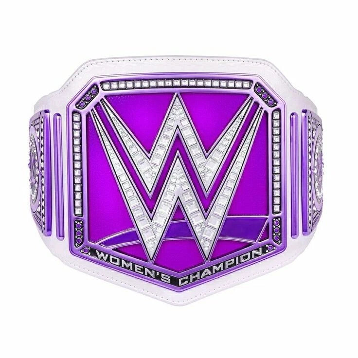 Custom Women Purple World Championship Title Belt