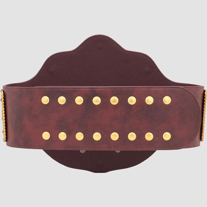 Big Gold Belt World Heavyweight Championship Replica Title Brown strap