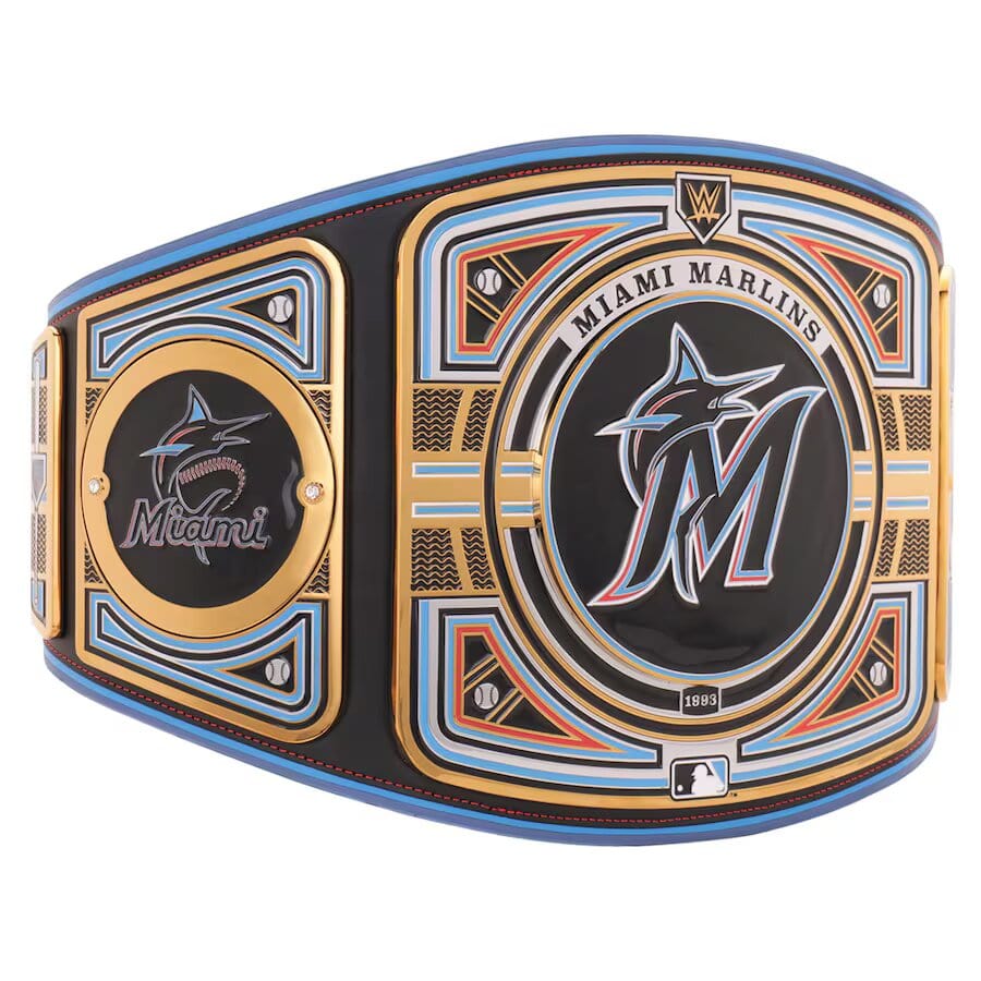 Miami Marlins Legacy Replica Title Wrestling Belt