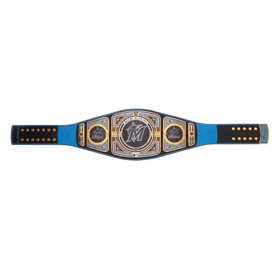 Miami Marlins Legacy Replica Title Wrestling Belt