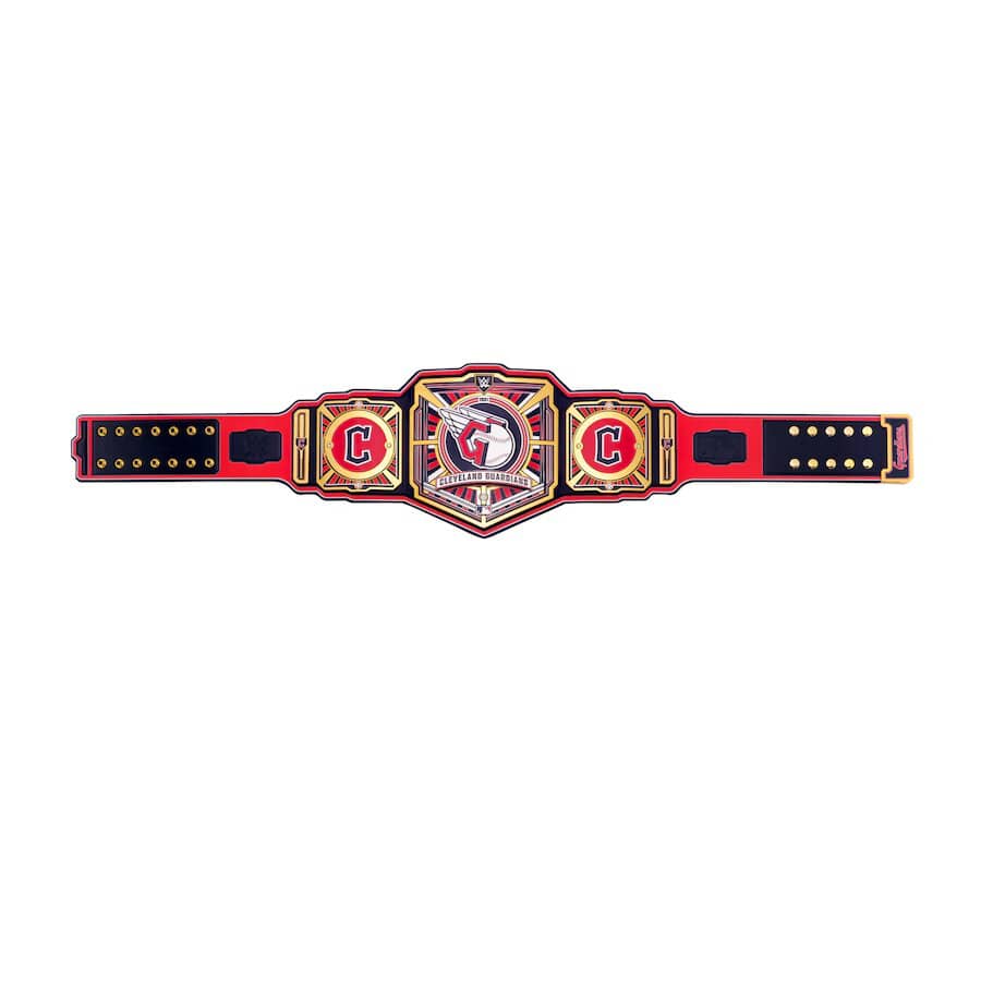 Cleveland Guardians Legacy Replica Wrestling Title Belt