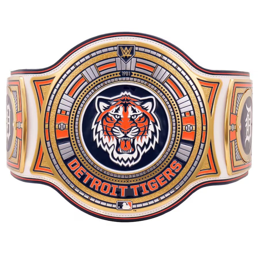 Detroit Tigers Legacy Replica Wrestling Title Belt