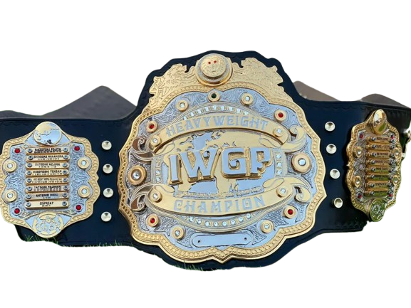 IWGP Heavyweight Championship Title - Top Quality 3D Wrestling Belt in Brass