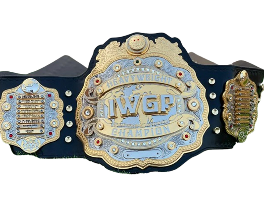 IWGP Heavyweight Championship Title - Top Quality 3D Wrestling Belt in Brass