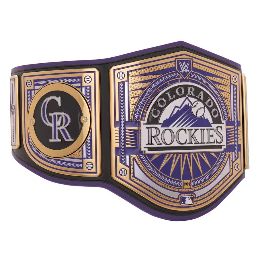 Colorado Rockies Legacy Replica Wrestling Title Belt