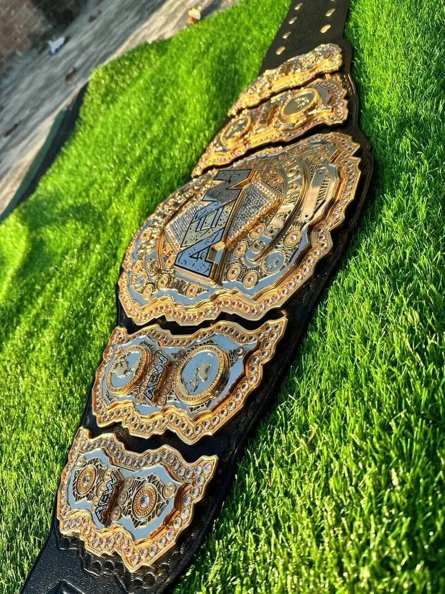 24K CNC 3D Gold AEW Heavyweight Championship Belt