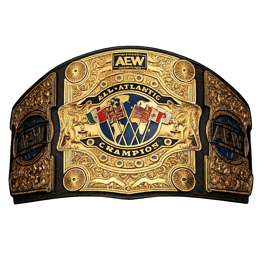 AEW All Atlantic Championship Replica Title Belt