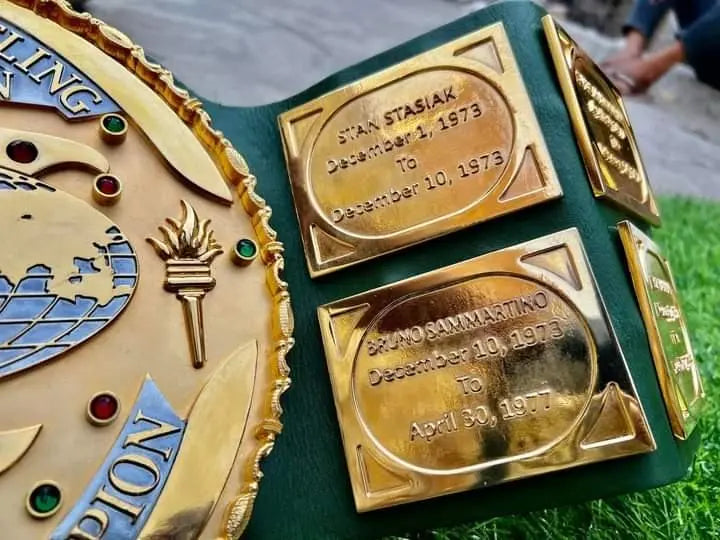24K Gold WWF Big Green 3D CNC Championship Belt