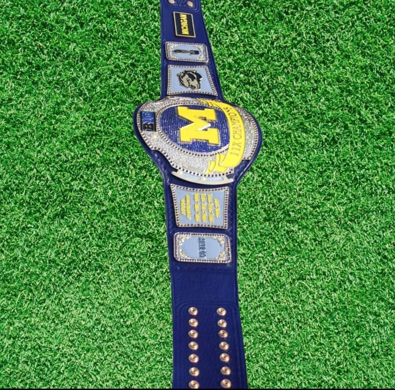 Michigan Championship Custom Design Customized Title Belt