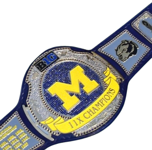 Michigan Championship Custom Design Customized Title Belt