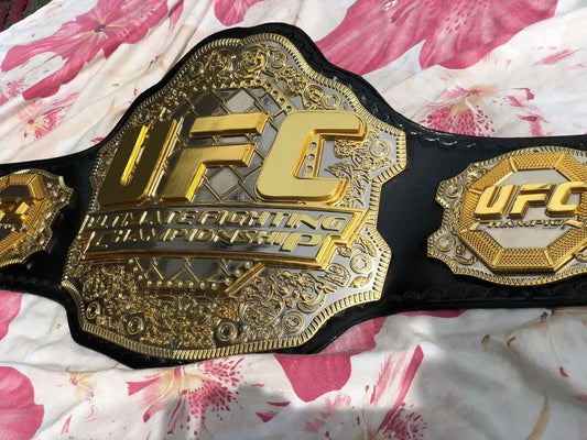 24K 3D Gold UFC Triple Stack CNC Championship Belt