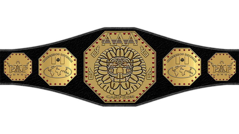 AAA Mega Campeon Mexico Wrestling Championship Title Replica Belt