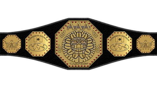 AAA Mega Campeon Mexico Wrestling Championship Title Replica Belt