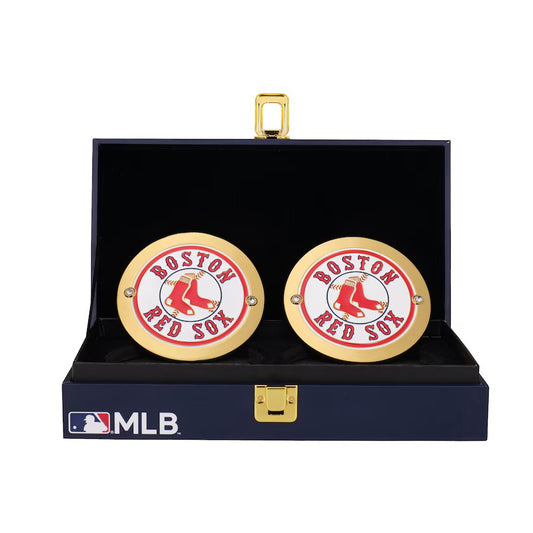 NEW Boston Red Sox Championship Replica Side Plate Box Set