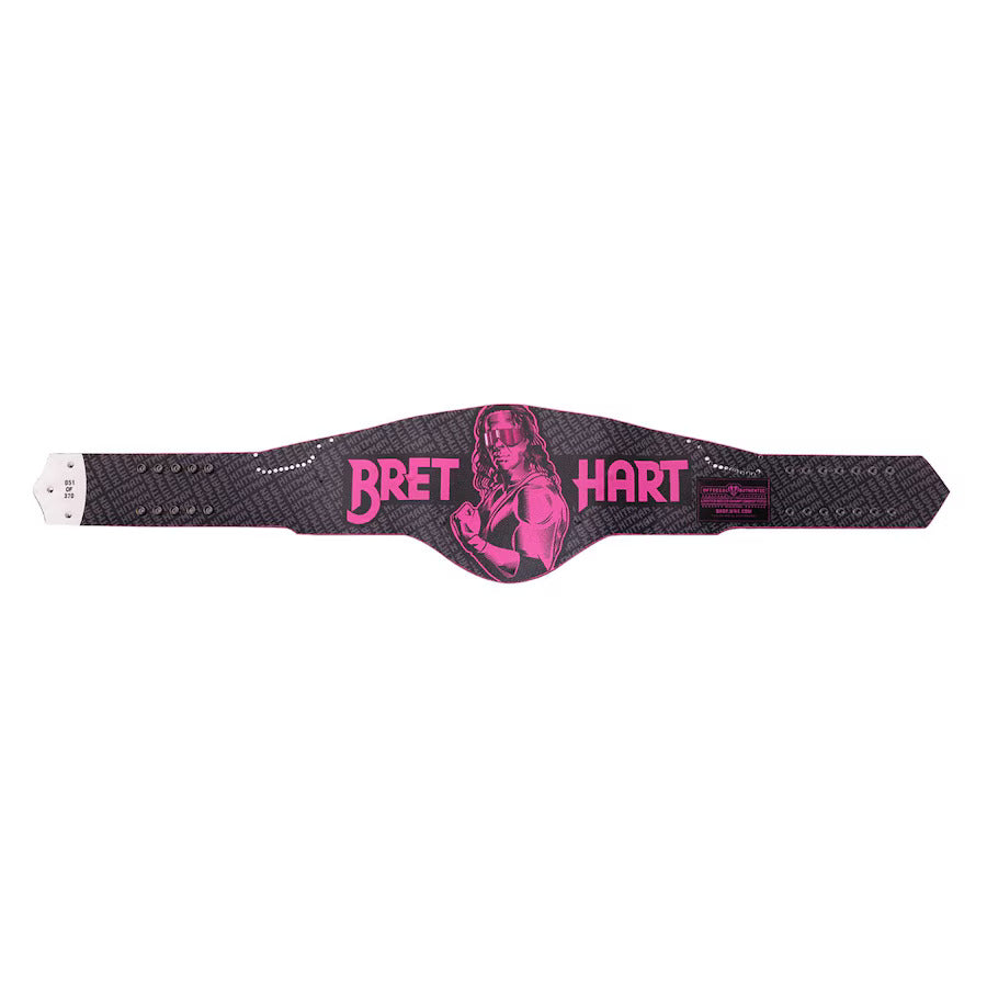New Bret Hart Legacy Championship Replica Title Belt