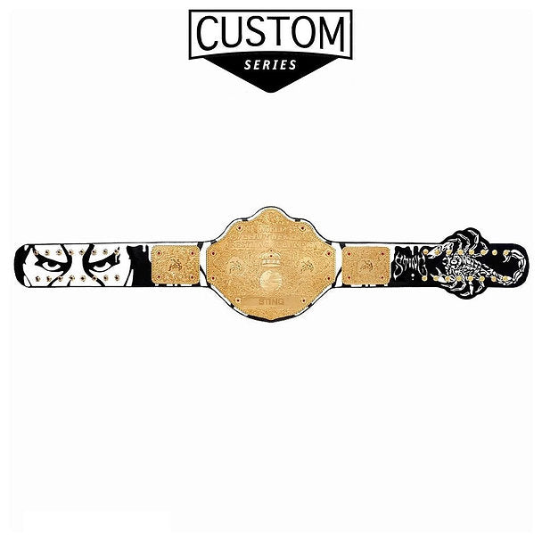 The Icon Sting Custom Series Championship Replica Belt