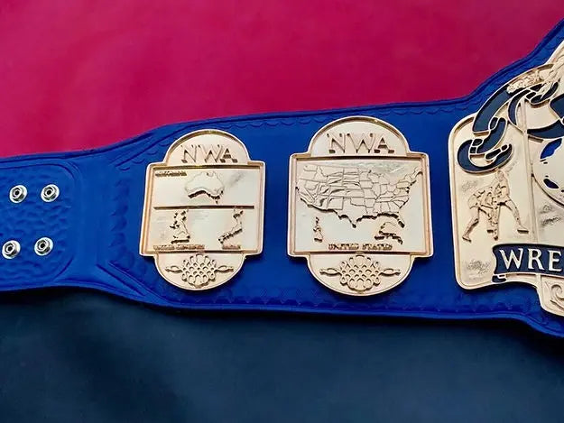24K CNC Gold NWA Tag Team Heavyweight Championship Belt