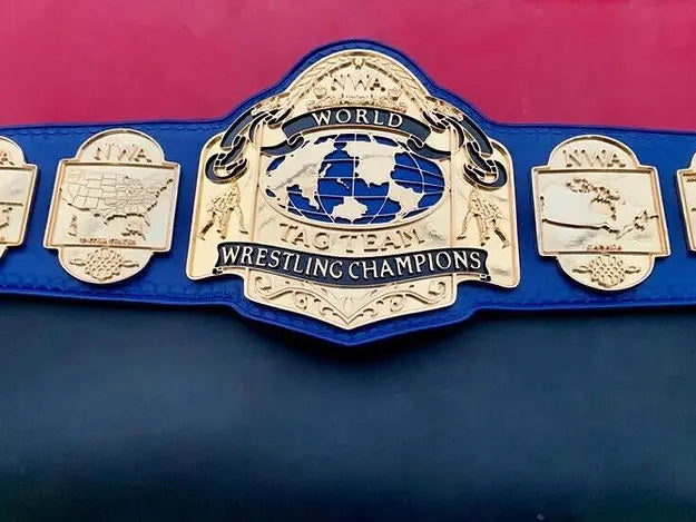24K CNC Gold NWA Tag Team Heavyweight Championship Belt