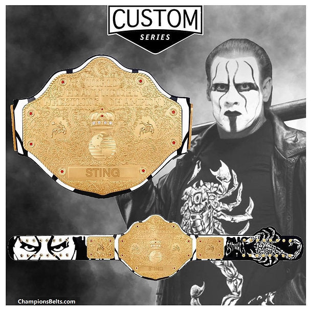 The Icon Sting Custom Series Championship Replica Belt