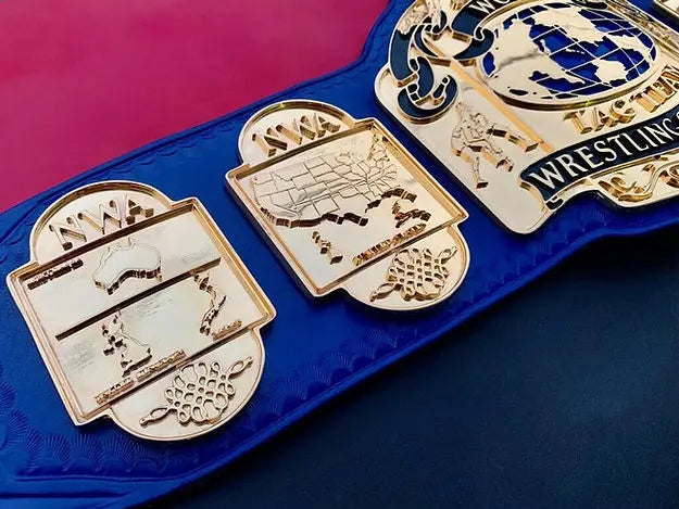 24K CNC Gold NWA Tag Team Heavyweight Championship Belt