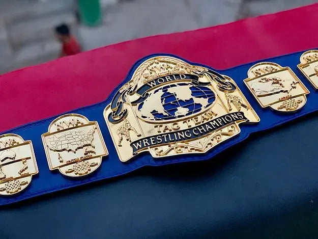 24K CNC Gold NWA Tag Team Heavyweight Championship Belt
