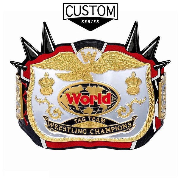 The Legion of Doom aka the Road Warriors Custom Series Tag team Title belt