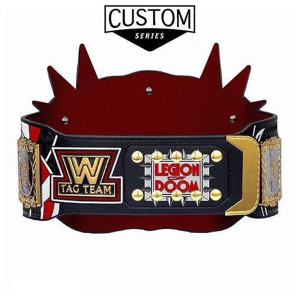The Legion of Doom aka the Road Warriors Custom Series Tag team Title belt