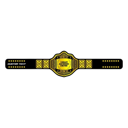 Custom Wrestling Belt Big Gold Plated 5 Plates