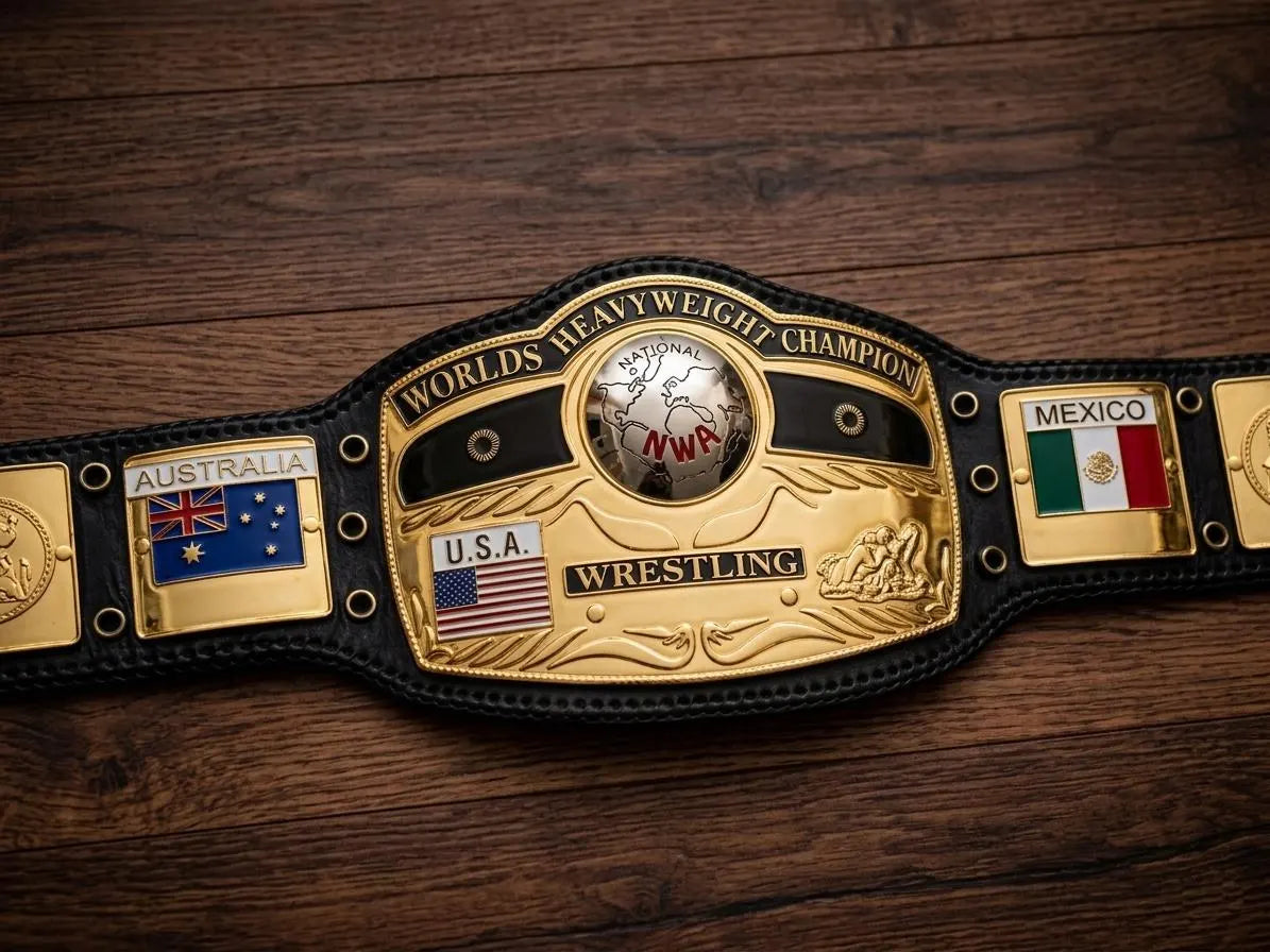 NWA Premium Domed Globe Championship Belt