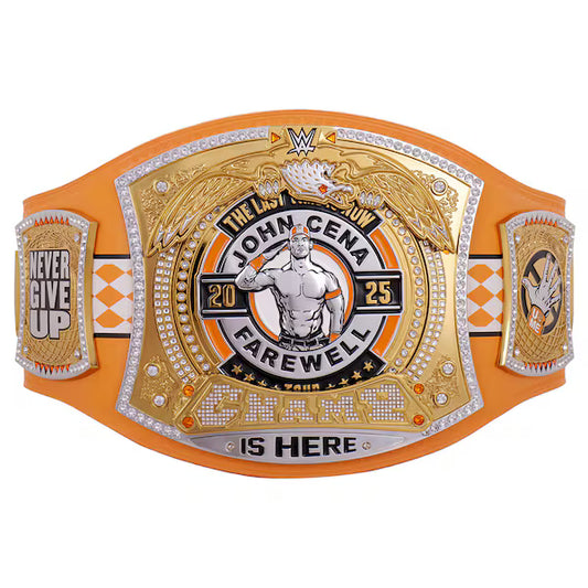John Cena Farewell Tour 2025 Knoxville Spinner Championship Replica Title Belt