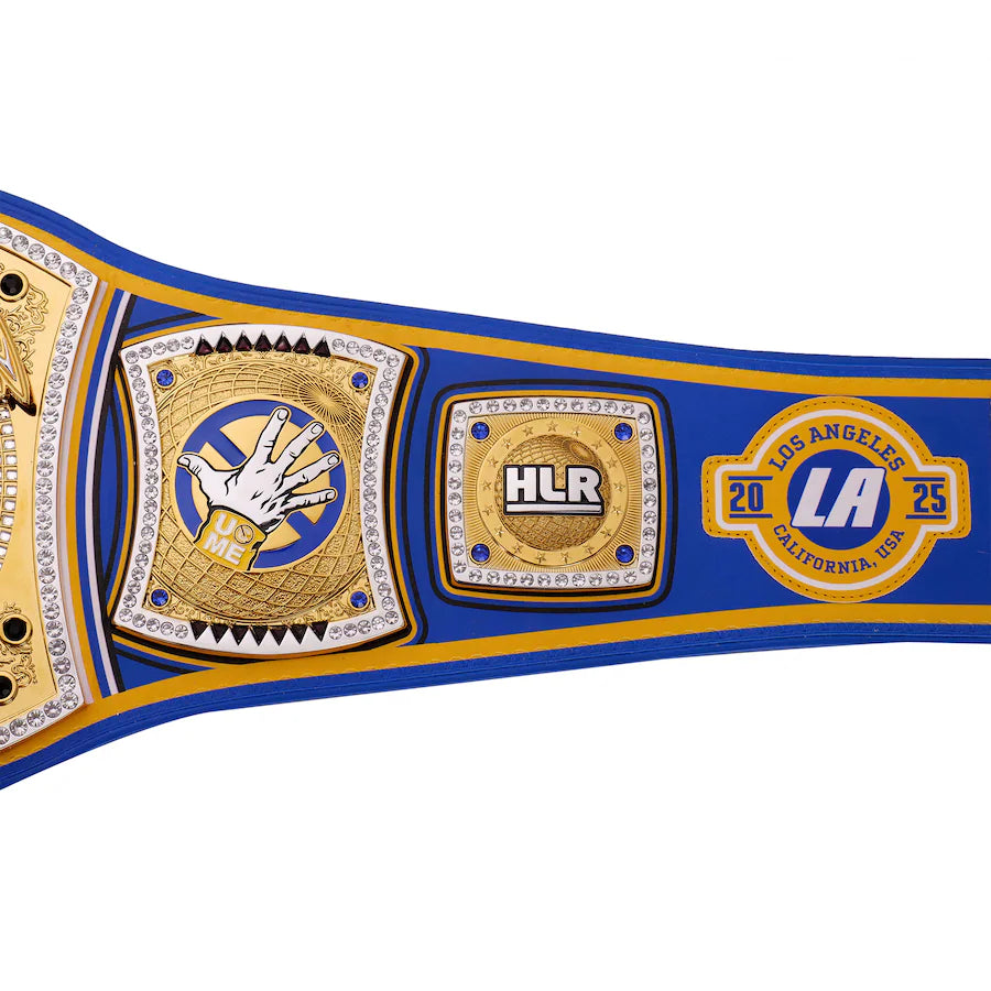 John Cena Farewell Tour 2025 Money In The Bank Los Angeles Spinner Championship Replica Title Belt