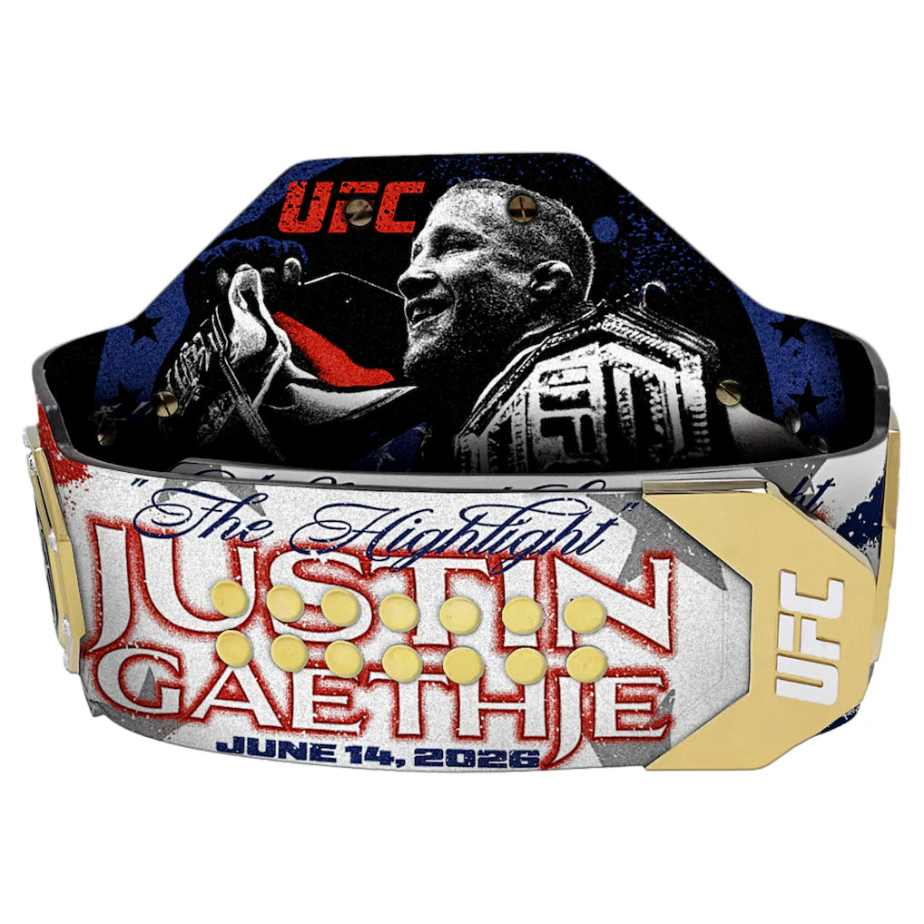 Justin Gaethje Legacy Championship Replica Title Belt