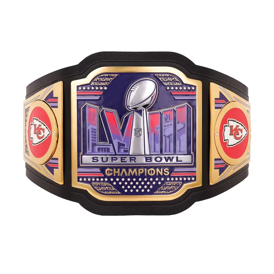 New Kansas City Chiefs Super Bowl LVIII Champions Legacy Replica Title Belt