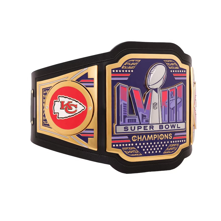 New Kansas City Chiefs Super Bowl LVIII Champions Legacy Replica Title Belt