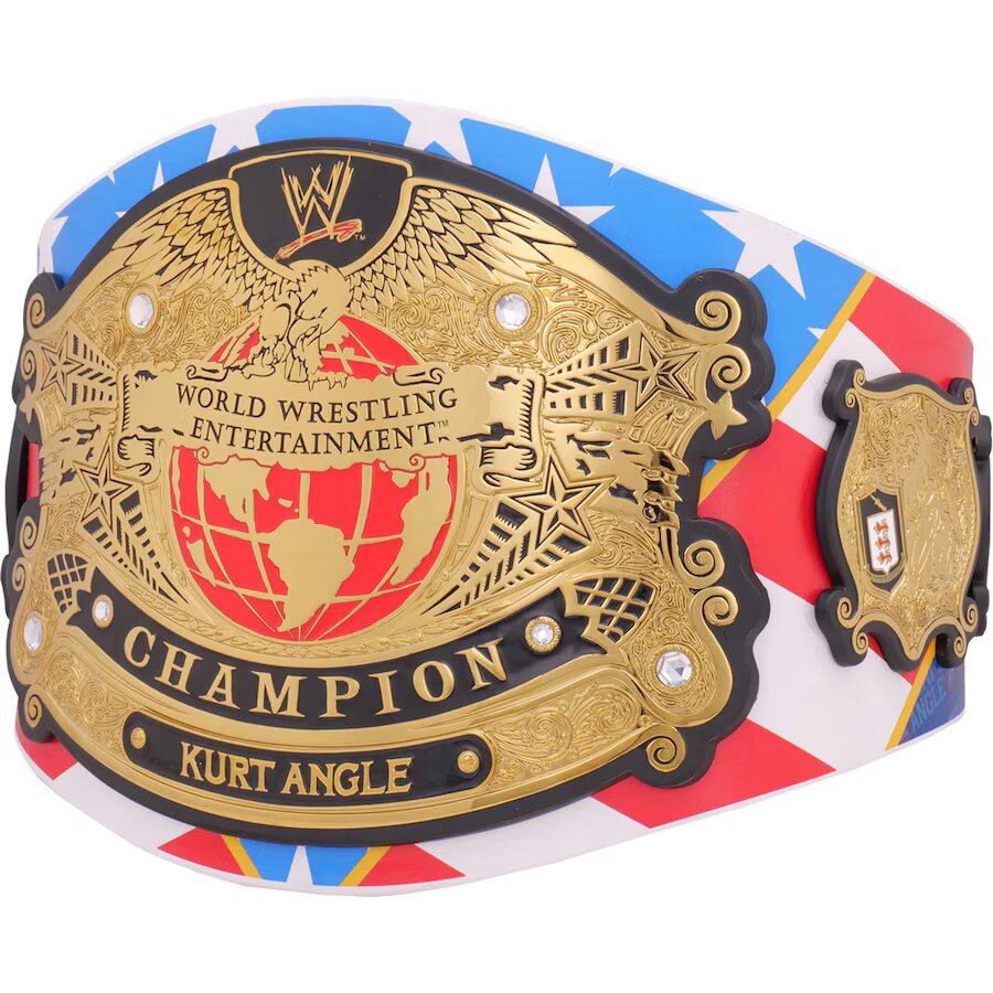 New Kurt Angle Signature Series Replica Title Belt