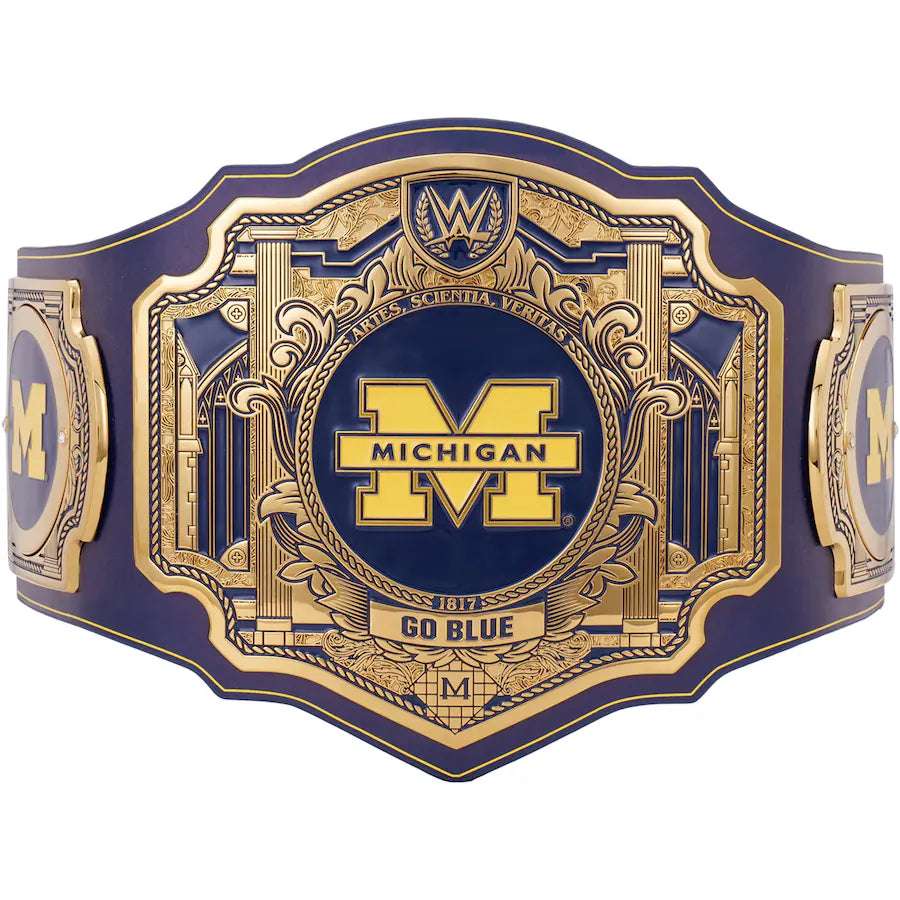 Michigan Wolverines Legacy Replica Title wrestling Belt