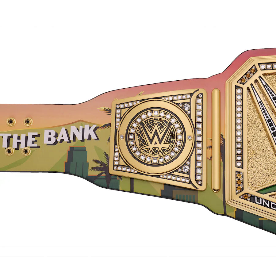 Money In The Bank 2025 Los Angeles Undisputed Championship Replica Title Belt