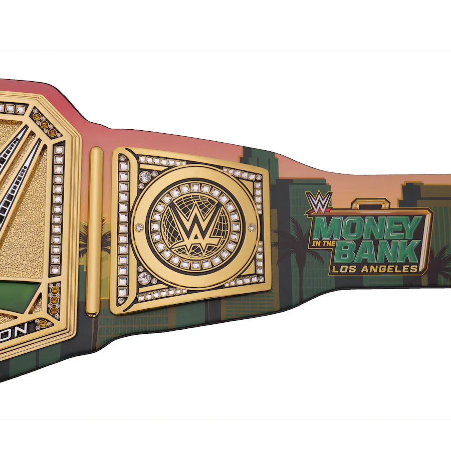 Money In The Bank 2025 Los Angeles Undisputed Championship Replica Title Belt