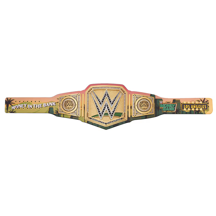 Money In The Bank 2025 Los Angeles Undisputed Championship Replica Title Belt