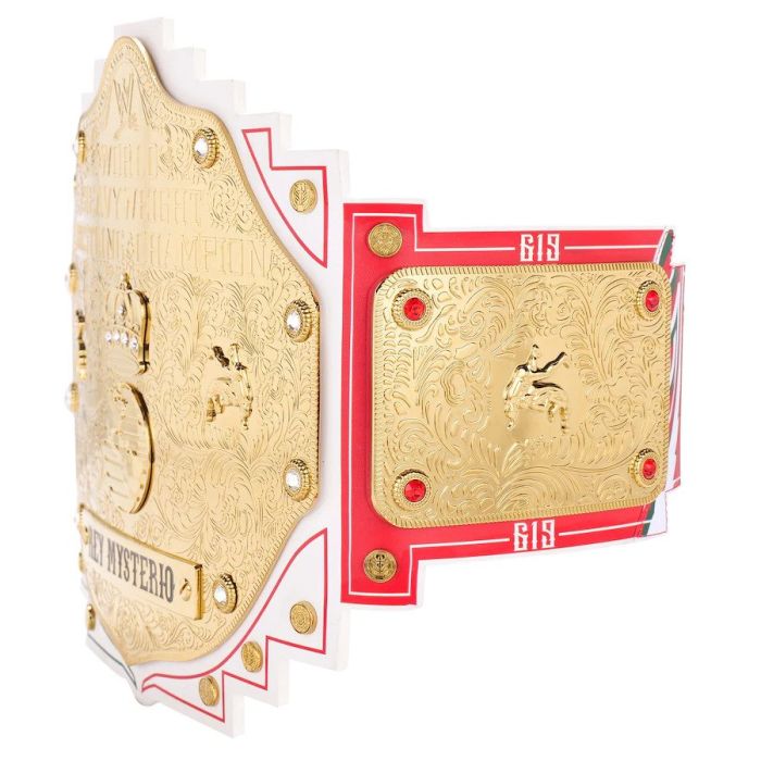 Rey Mysterio Belt 20th Anniversary Signature Series Championship Replica Title belt