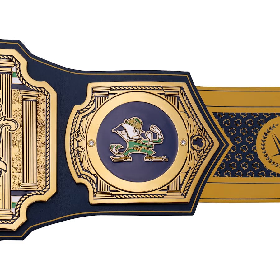 New Notre Dame Fighting Irish  Legacy Replica Title Belt