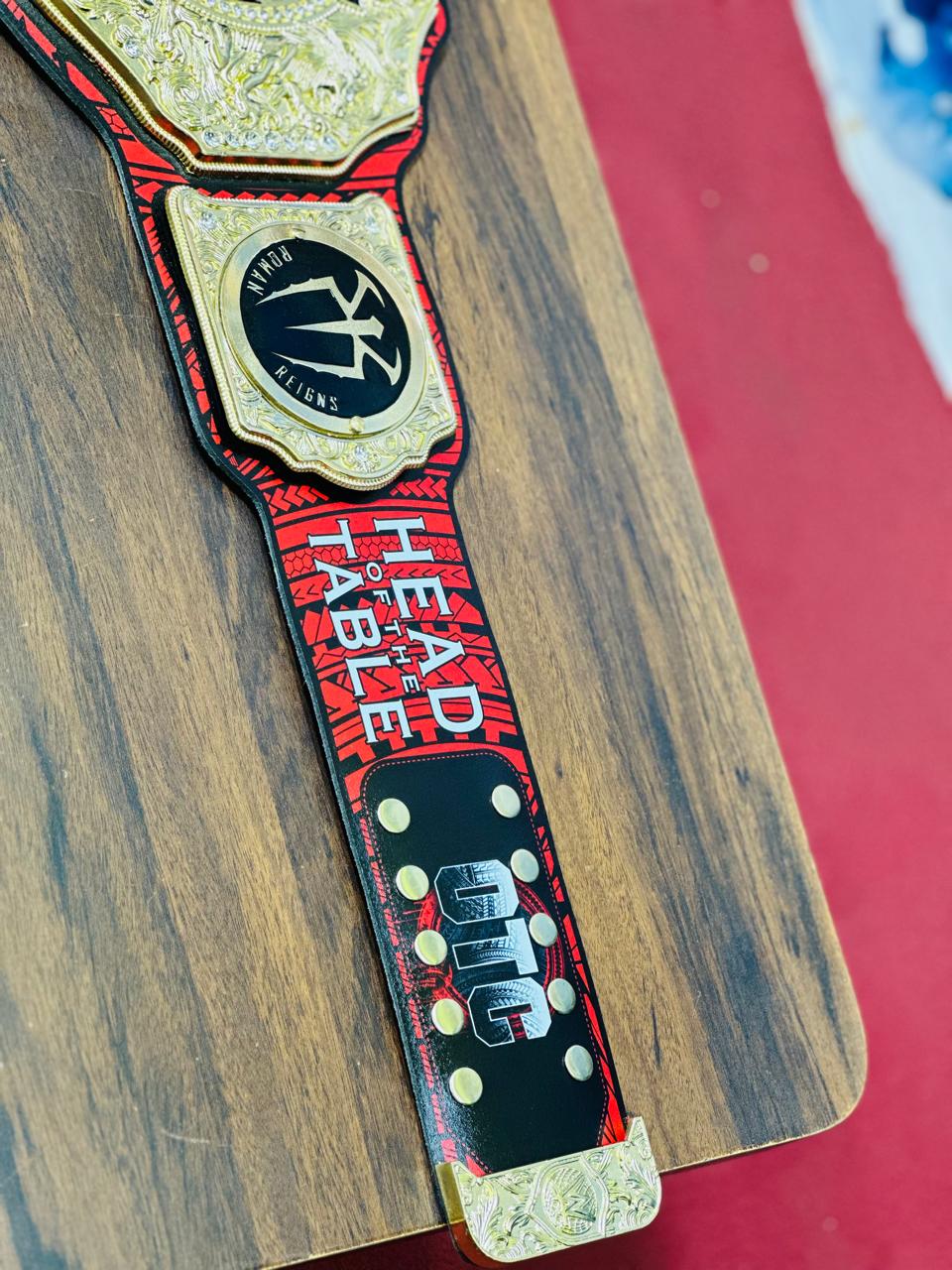Roman Reign Custom World Heavyweight Championship Replica Belt