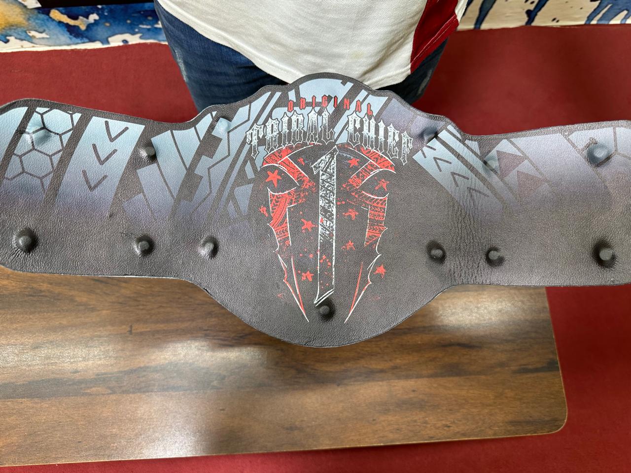 Roman Reign Custom World Heavyweight Championship Replica Belt